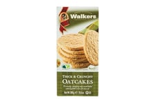 Walkers Shortbread Thick and Crunchy Oatcakes, Traditional Pure Butter Scottish Recipe, 300g (Pack of 12)