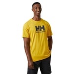 Helly Hansen Mens HH Logo T-Shirt - Gold Rush, XL