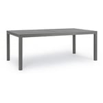 Table extérieure - Hilde - Table Hilde 200/300 x 100 anthracite - Extensible - Structure en aluminium - Gris