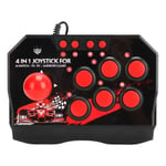 Cikonielf Bâton de combat d'arcade Arcade Fight Stick Filaire Arcade Joystick Accessoires de jeux d'arcade pour Switch/PC/PS3