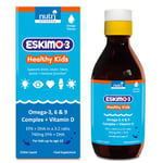 Eskimo Healthy Kids Omega-3, 6 &9 Complex+ Vitamin D- Orange, 210ml