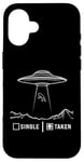 iPhone 16 single taken alien UFO valentine's day single man UFO alien Case