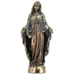 Statuette Vierge Marie de couleur bronze