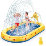 Piscine Gonflable Enfant Aire De Jeux, Garçons Filles Tapis de Jeu de Salon pour 3 4 5 6 7 8 Ans Garçons Filles Dinosaure-