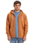 Quiksilver Polaire à Fermeture éclair Salt Water Zip Hoodie Homme Marron XS