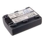 Kompatibelt med Sony DCR-DVD653E, 7.2V (7.4V), 1400 mAh