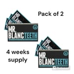 Mr. Blanc Teeth - Teeth Whitening Strips - 4 Week Supply - Enamel Safe 56 Strips