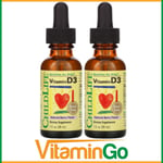 ChildLife, Vitamin D3 Drops For Kids , Natural Berry Flavor 30ml | Double Pack