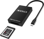 Lecteur de carte mémoire USB C XQD, 5 Gbit/s Type C XQD compatible avec Sony G/M Series USB Mark XQD, Lexar 2933x/1400x USB Mark XQD pour Android/Windows/Mac OS/Linux/iPhone 16 15