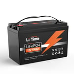 Batterie lithium 12V 50Ah 100Ah 280Ah 300Ah 400Ah cycle profond LiFePO4 avec BMS