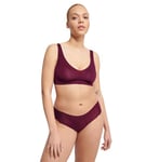 Sloggi Women's Zero Feel 2.0 Bralette Bra, Claret, XXL