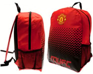 MANCHESTER UNITED FC LARGE ADULT BACKPACK FOOTBALL SCHOOL SPORT GYM KIT BAG MUFC