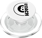 Super entraineur billard sport simple coach de billard PopSockets PopGrip pour MagSafe