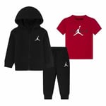 Sportstøj til Baby Jordan Essentials Fleeze Box Sort Rød 12 måneder