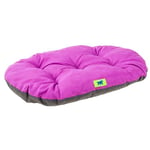 Ferplast Panier Chien Relax, Coussin pour Chiens de Petite Taille, Panier Chat, Tapis pour niches et Voitures, Lavable, en Coton avec Rembourrage Doux, 55 x 36 cm. Violet