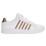 2024 K-Swiss Ladies Court Tiebreak Trainers Leather Sneakers Classic Tennis Shoe