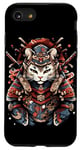 iPhone SE (2020) / 7 / 8 Cat Samurai Ninja Cat Samurai Art Ukiyo-e Case