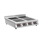 Royal Catering Induktionsplatta - 4 x 3500 W 20 cm Timer