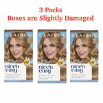 Clairol Nice'n Easy Crème Permanent Hair Dye, 8A Medium Ash Blonde, 3 PACKS