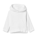 Amazon Essentials Girls' Pullover Hoodie Sweatshirt, White, 3 Years