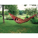Hamac de jardin Paradiso tropical - confortable et stable en coton brésilien - 250x175cm - 200kg max