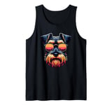 Retro Sunglasses Miniature Schnauzer Schnauzers Tank Top