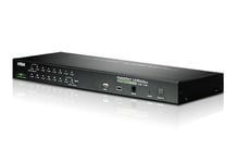 ATEN – 16-Port PS/2-USB VGA KVM Switch (CS1716I-AT-G)