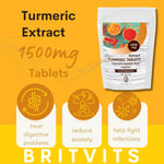 Turmeric 150mg Extract 90 Tablets BRITVITS Curcumin Health Supplements