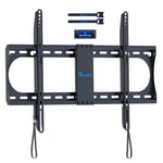 RENTLIV Fixed TV Wall Bracket Mount with Low Profile Design for Most 37-70 Inch LED LCD OLED Plasma TVs - Ultra Slim Fix TV Mounting Bracket with Max VESA 600x400mm Holds up to 60kg