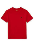 Polo Ralph Lauren Boys Short Sleeve Classic Logo T-shirt - Red, Red, Size 5 Years