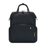 Pacsafe Citysafe CX, Sac de Jour pour Dames, Sac à poignée, Sac à Dos avec Protection antivol, 17 litres, Noir