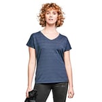 Berghaus UK Women Explorer Optic Short Sleeve Crew Tech Tee Shirt - Dusk/Vintage Indigo, Size 16