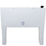 Haut pot 30 l Prosperplast Rato caisse haute en plastique en Blanc, 46 (hauteur) x 60 (largeur) x 25 (profondeur) cms