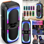 RGB Portable Speaker Bluetooth Wireless Party Speakers Subwoofer Outdoor Loud FM