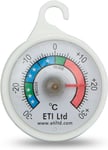 Fridge or Freezer Thermometer 52 Mm Dial, Colour Coded Zones. Ideal for Home, Re