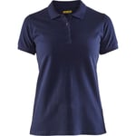 DAME POLOSHIRT MARINEBLÅ XXXL