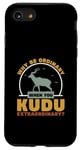 Coque pour iPhone SE (2020) / 7 / 8 Pourquoi être ordinaire lorsque vous Kudu Extraordinaire Cool Kudu Hunter