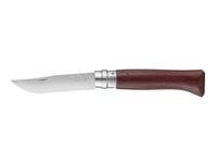 Couteau OPINEL n° 8 luxe, lame inox poli glace, manche 11 cm padouk