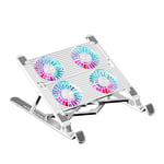 Laptop Cooling Stand Foldable Laptop Cooling Pad with 4 RGB Silent Fans for8800