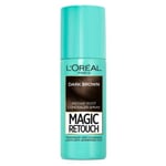 6 x L'Oreal Magic Retouch Instant Root Concealer Spray Dark Brown 75ml