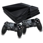 Ensemble Polygone Noir Autocollant Peau Film Adapté pour Ps4 Pro Console