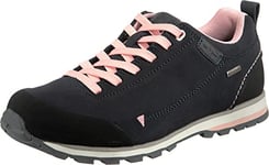 CMP – F.lli Campagnolo Elettra Low WMN Hiking Shoe WP, Chaussures de Randonnée Basses Femme, Noir Anthracite Pastel Rose 70ue, 40 EU