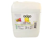 Origo White Vinegar for Cleaning, Distilled White Vinegar - 5 Litre Bottle with The Fresh Smell of Lemon | white vinegar