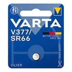 Pile Bouton Silver SR66 V377, 1,55 V (1 pièce dans Un Blister), diamètre de 6,8 mm et épaisseur de 2,5 mm, idéale pour Les Montres et Les Jouets, Assure durabilité et Haute Performance.