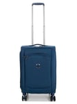 3219110489712 DELSEY SUITCASE DOUBLE WHEELS 55CM LIGHT BLUE DELSEY