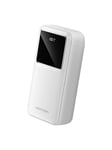 Vention Powerbank FHMW0 30000 mAh 22.5 W (white) Nødlader - Hvit - 30000 mAh