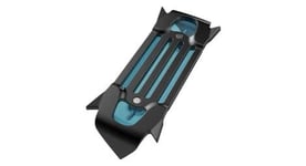 Parties intermediaires en acier des crampons harfang blue ice noir