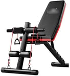 Banc de musculation olympique durable et robuste pour la maison - Banc de musculation multifonction réglable pour la maison - Table supine - Équipement de fitness professionnel - Équipement d'entraînement multifonctionnel