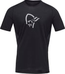 Norrøna Men's Fjørå Wool T-Shirt Caviar, M