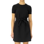 Emporio Armani Womens Women Dress Black material_polyester - Size IT 38 (Women's)